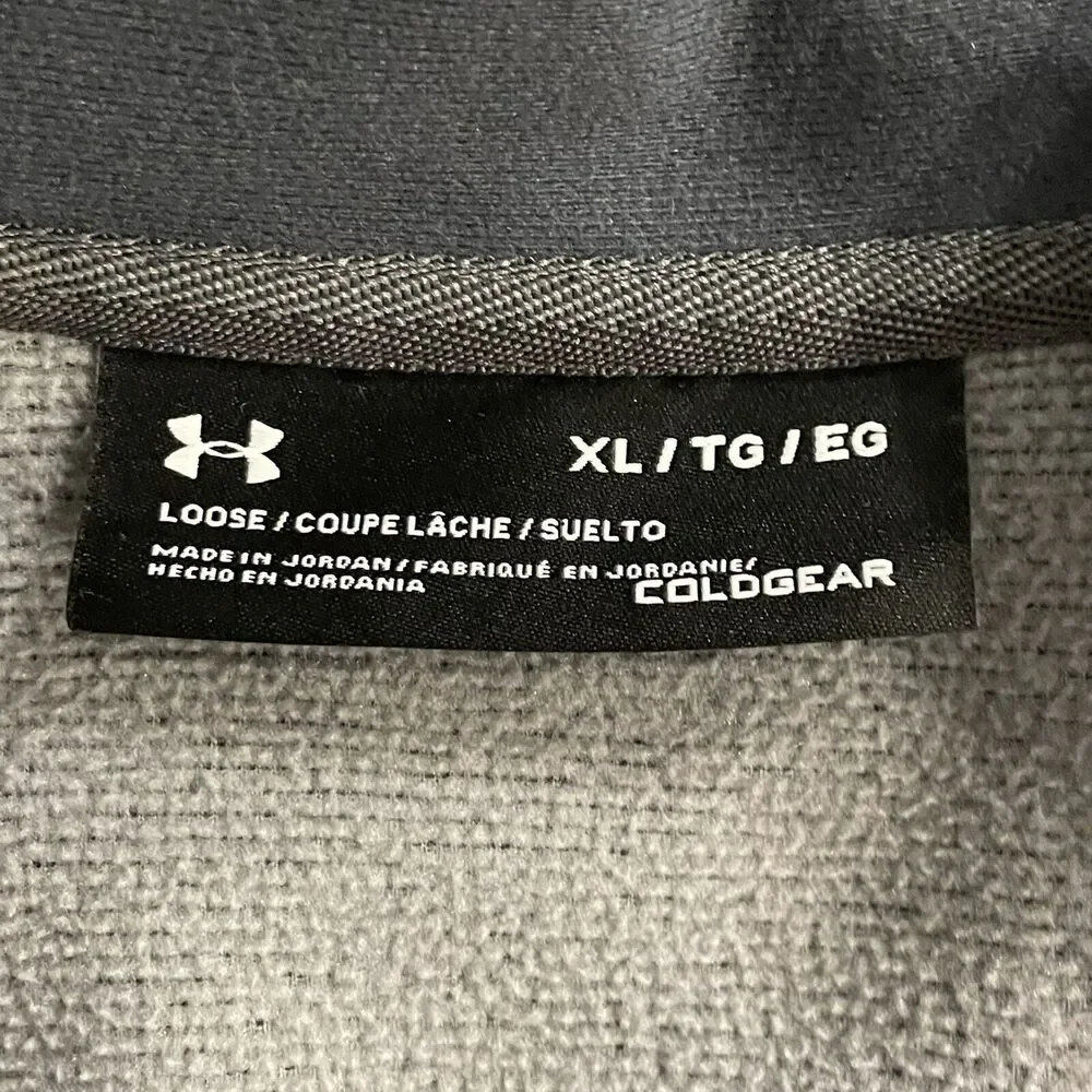 Under Armour Sweater Cold Gear 1/4‎ Zip Pullover Active Outdoors Athleasure XL